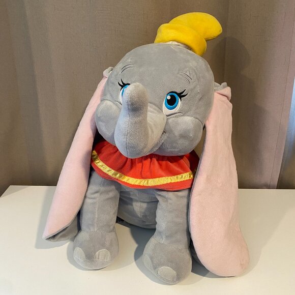 Disney Store‎ Dumbo Plush Stuffed Animal 20” Large Soft Elephant Toy - Picture 1 of 13